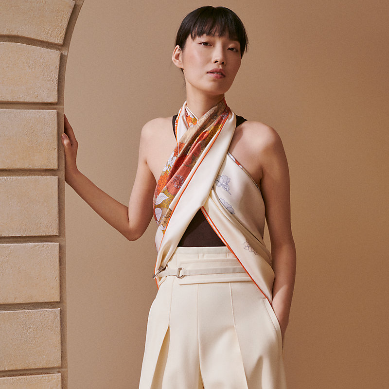 Robe Legere scarf 140 - Orange | Hermès Mainland China